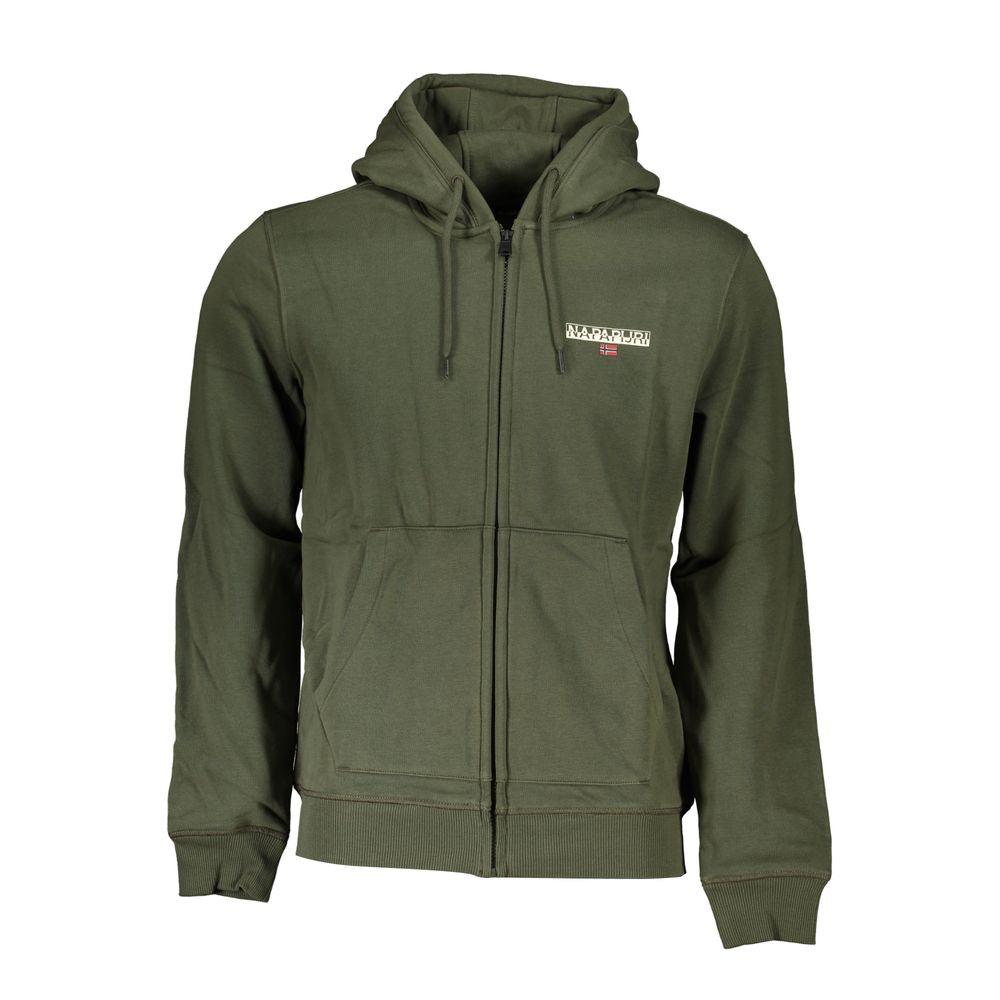 Napapijri Emerald Fleece Zip Hoodie - Cozy Regular Fit - PER.FASHION