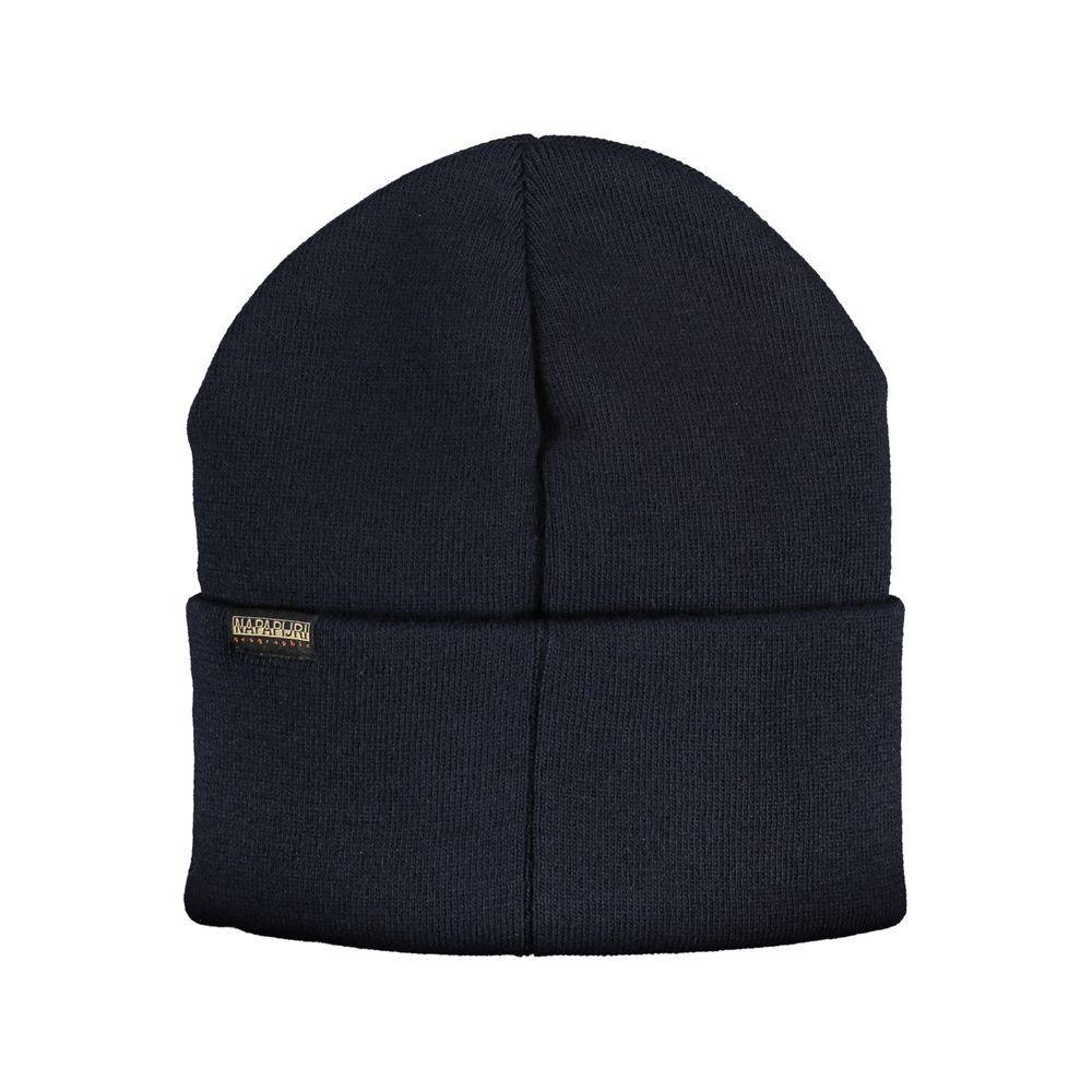Napapijri Blue Acrylic Hats & Cap - PER.FASHION