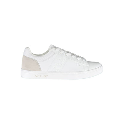 Sneakers Napapijri eleganti bianche con dettagli a contrasto