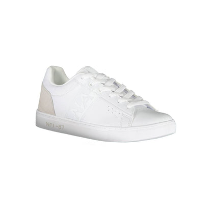 Sneakers Napapijri eleganti bianche con dettagli a contrasto