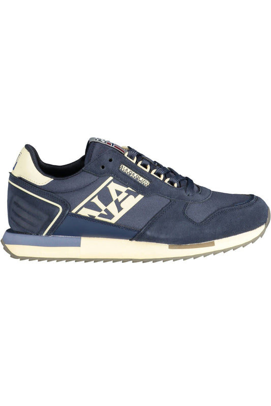 Napapijri Sleek Blue Sneakers with Contrasting Details - PER.FASHION