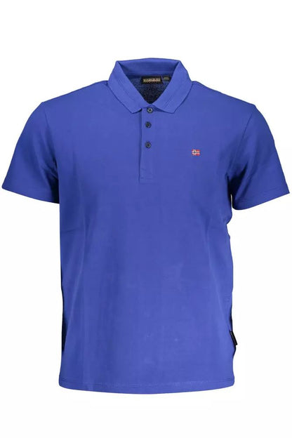 Napapijri Elegant Short-Sleeved Blue Polo