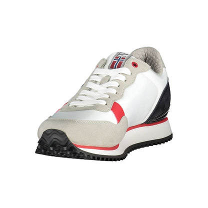 Sneakers stringate bianche Napapijri Chic con dettaglio logo