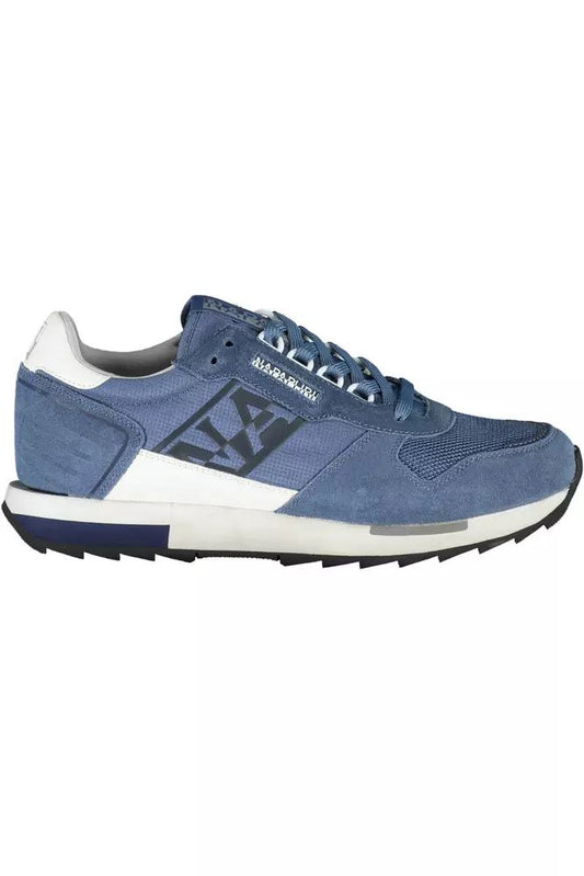 Napapijri Гладкие синие спортивные кроссовки на шнуровке