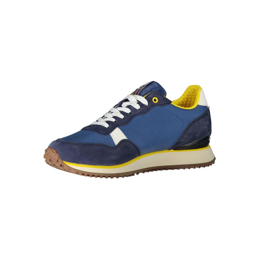 Napapijri Blue Polyester Sneaker - PER.FASHION