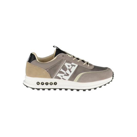 Napapijri Sleek Laced Sports Sneakers with Contrast Accents - PER.FASHION