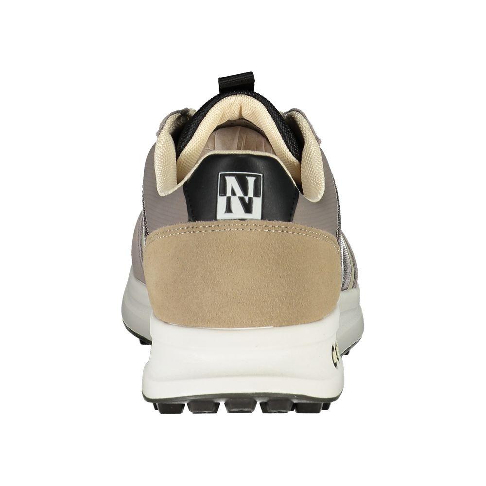 Napapijri Sleek Laced Sports Sneakers with Contrast Accents - PER.FASHION