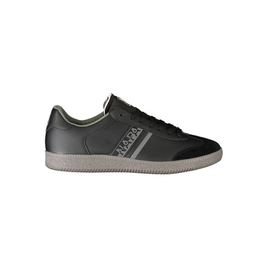 Napapijri Black Polyester Sneaker - PER.FASHION