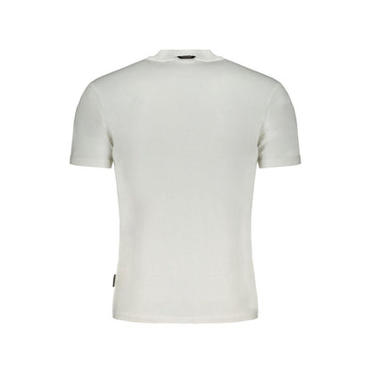Napapijri White Cotton T-Shirt - PER.FASHION