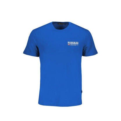 Napapijri Blue Cotton T-Shirt - PER.FASHION