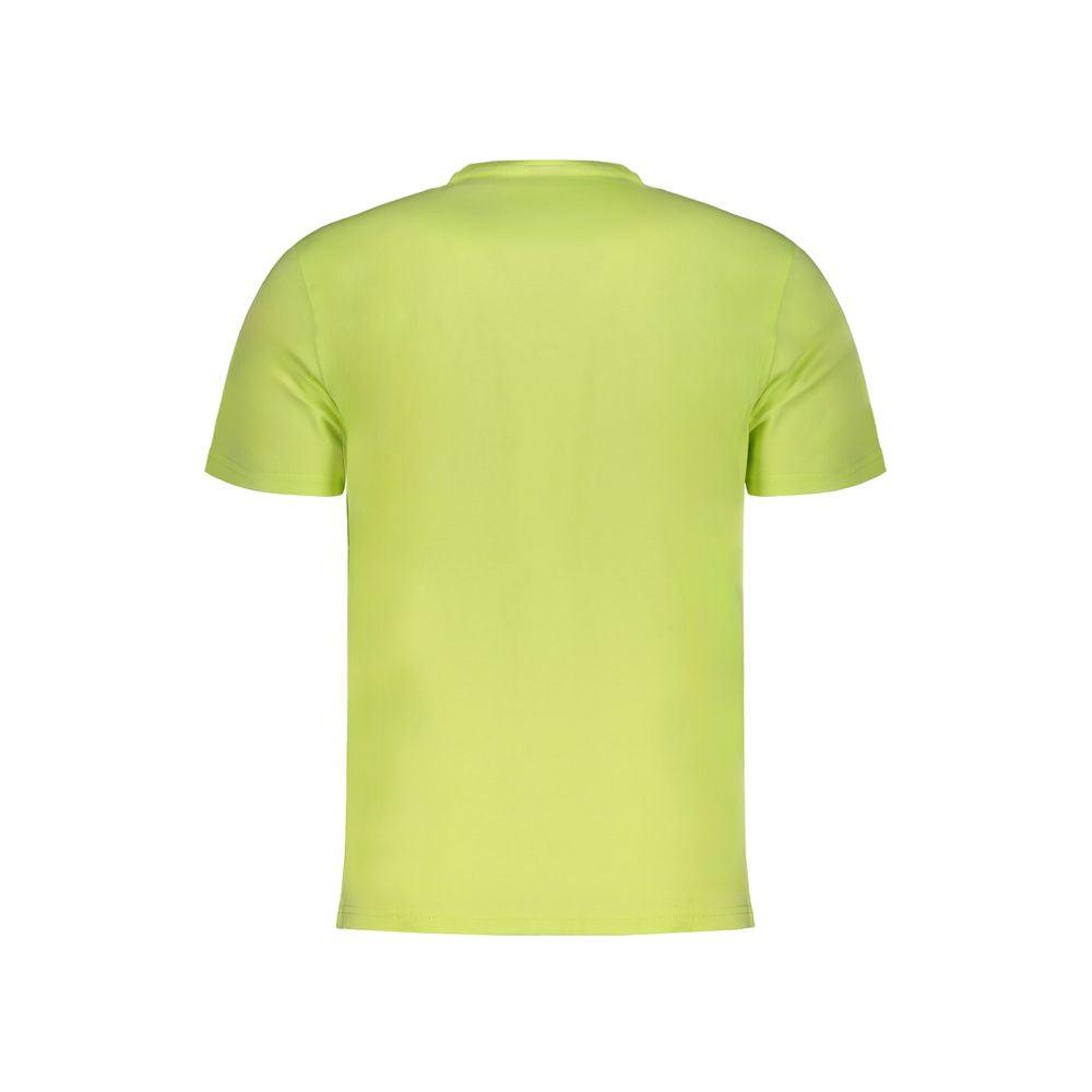 Napapijri Yellow Cotton T-Shirt - PER.FASHION