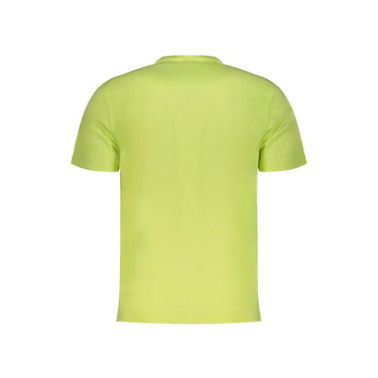 Napapijri Yellow Cotton T-Shirt - PER.FASHION