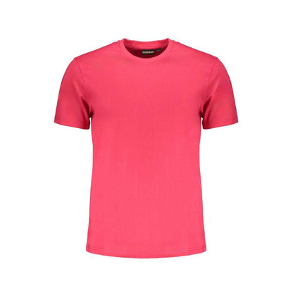 Napapijri Pink Cotton T-Shirt - PER.FASHION