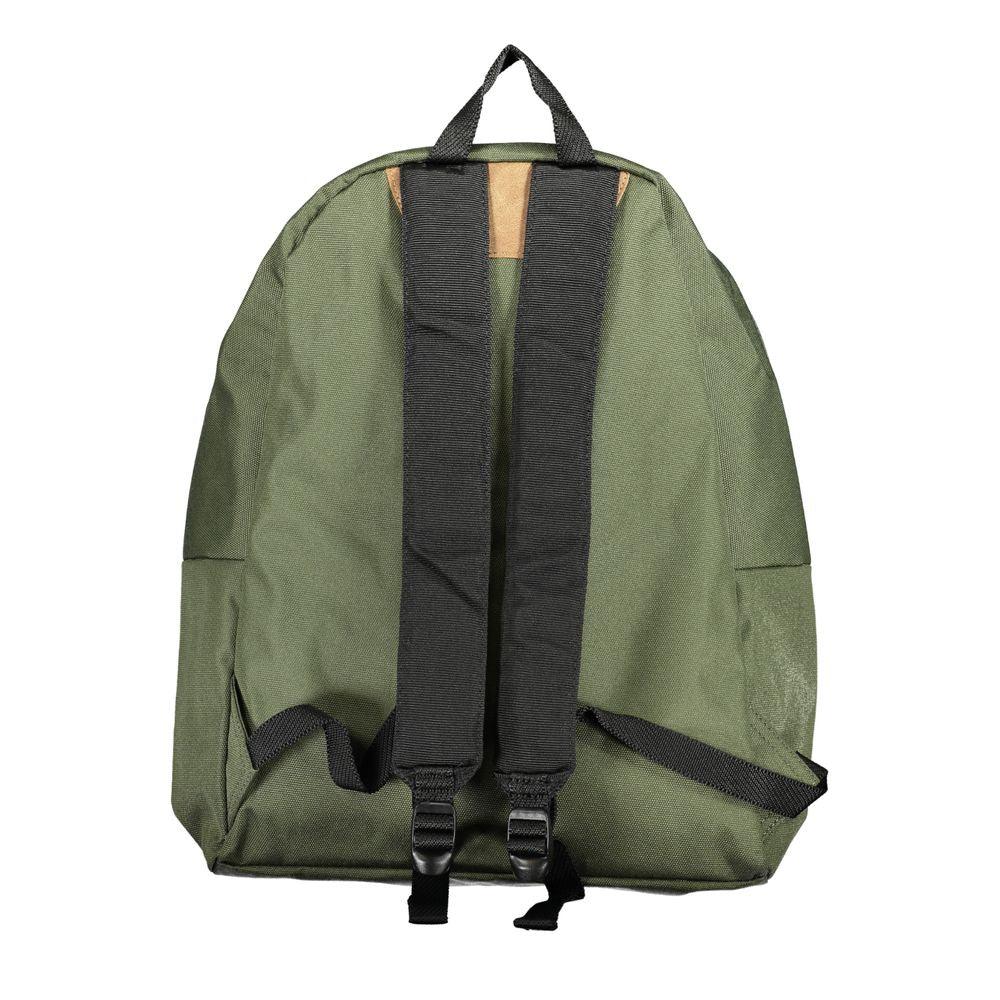 Napapijri Chic Eco-Friendly Green Backpack - PER.FASHION