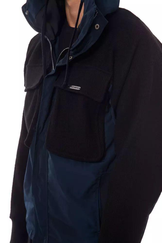 Nicolo Tonetto Elegant Wool Blend Hooded Jacket - PER.FASHION
