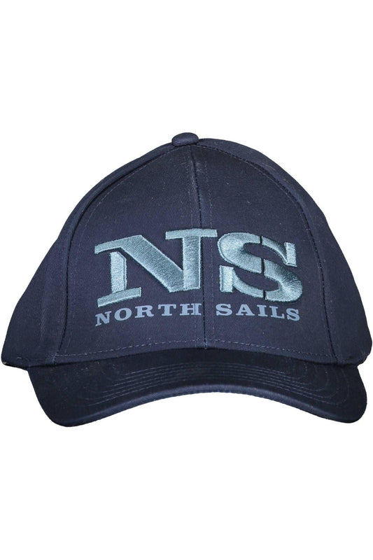 North Sails Chic Blue Embroidered Cotton Cap - PER.FASHION