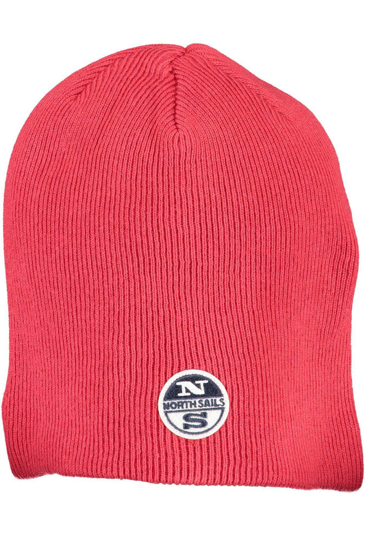 North Sails Chic Red Cotton Cap with Iconic Logo - PER.FASHION