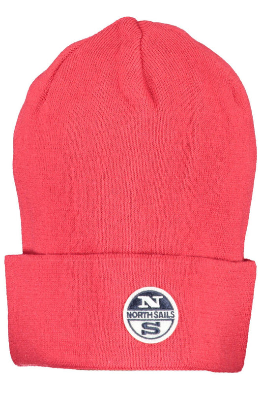 North Sails Chic Red Cotton Cap with Signature Logo - PER.FASHION