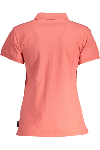 Розовая рубашка-поло North Sails Chic - смесь органического хлопка