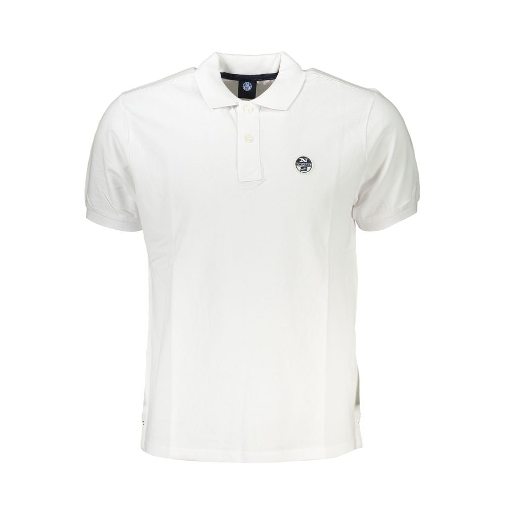 North Sails White Cotton Polo Shirt