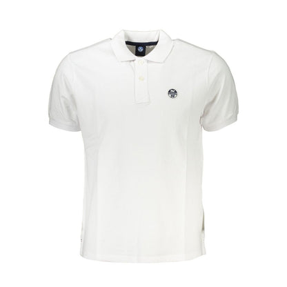 North Sails White Cotton Polo Shirt