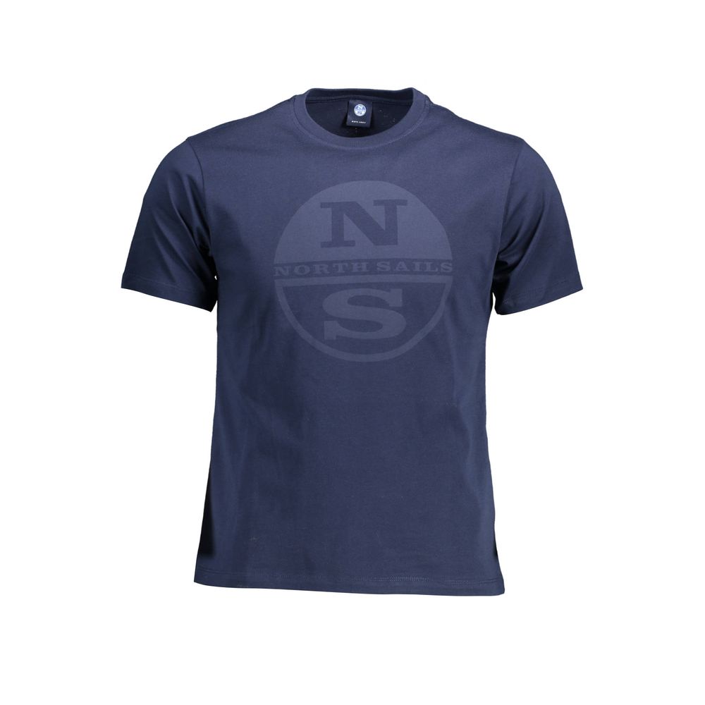 North Sails Chic Blue Nautical Print Tee for Men
