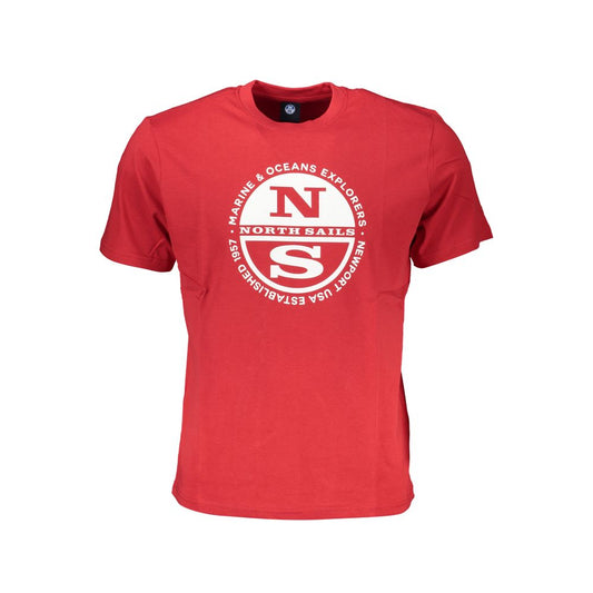 North Sails Red Cotton T-Shirt
