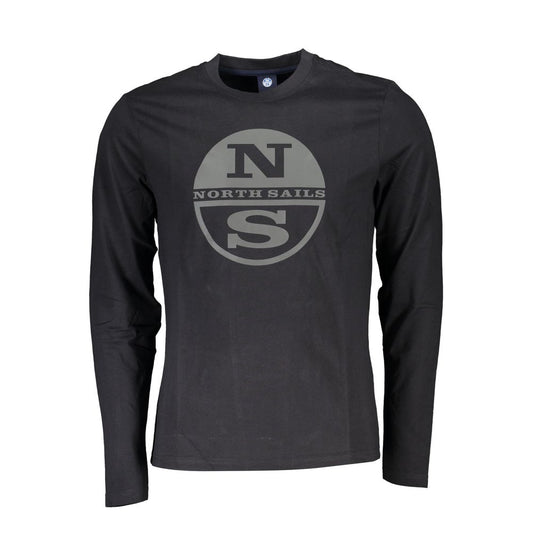 North Sails Black Cotton T-Shirt