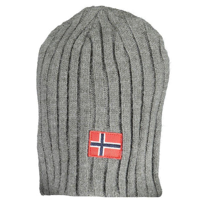 Norway 1963 Gray Polyester Hats & Cap - PER.FASHION