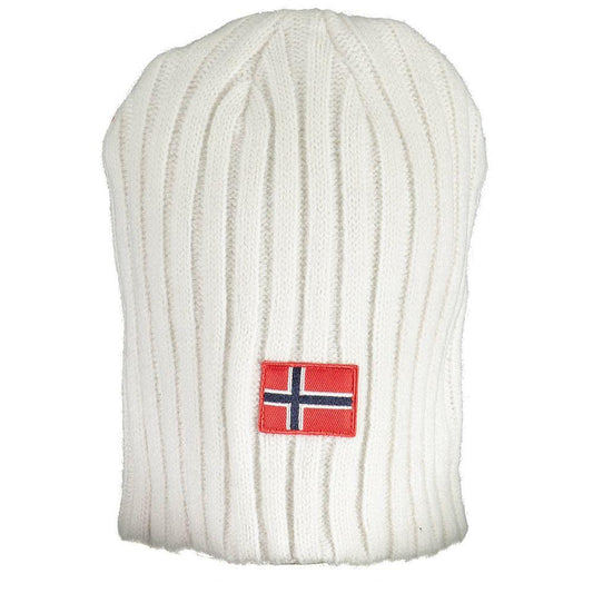 Norway 1963 White Polyester Hats & Cap - PER.FASHION