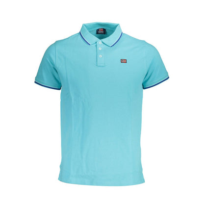 Norway 1963 Light Blue Polo Shirt with Contrast Details