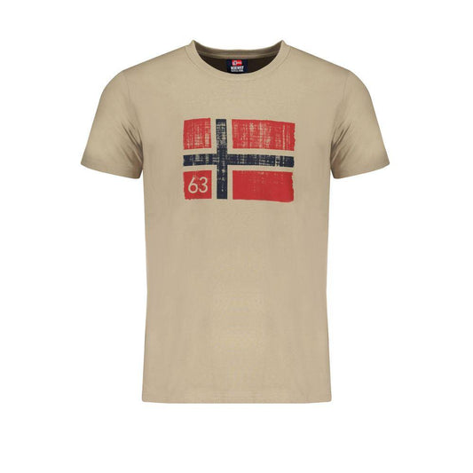 Norway 1963 Beige Cotton T-Shirt - PER.FASHION