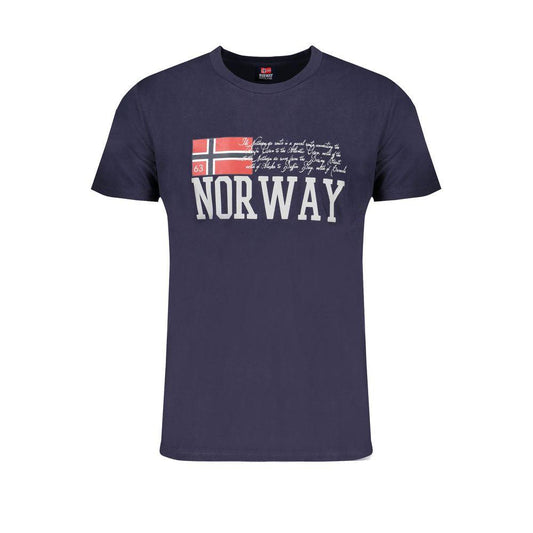 Norway 1963 Blue Cotton T-Shirt - PER.FASHION