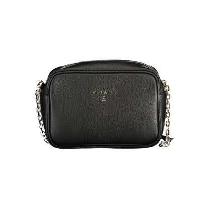 Patrizia Pepe Black Leather Handbag - PER.FASHION