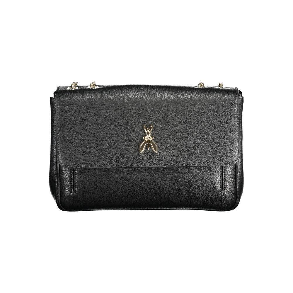 Patrizia Pepe Black Leather Handbag - PER.FASHION