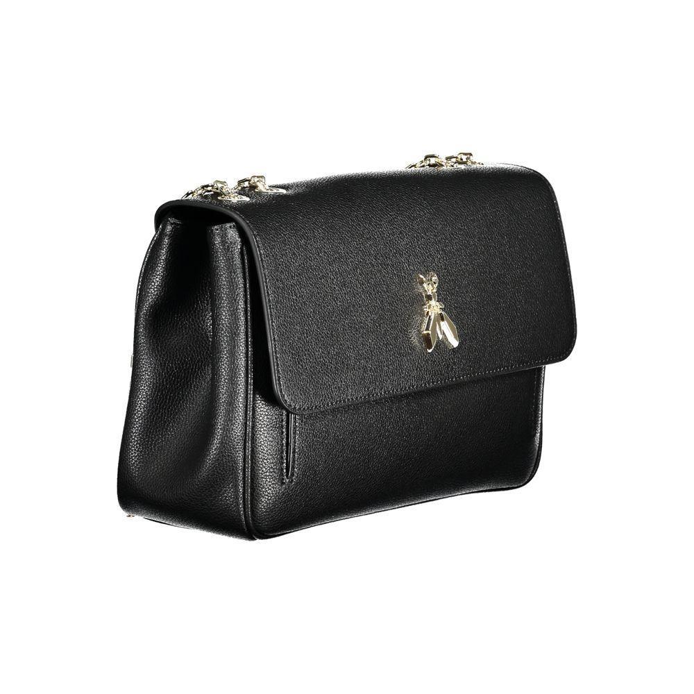 Patrizia Pepe Black Leather Handbag - PER.FASHION