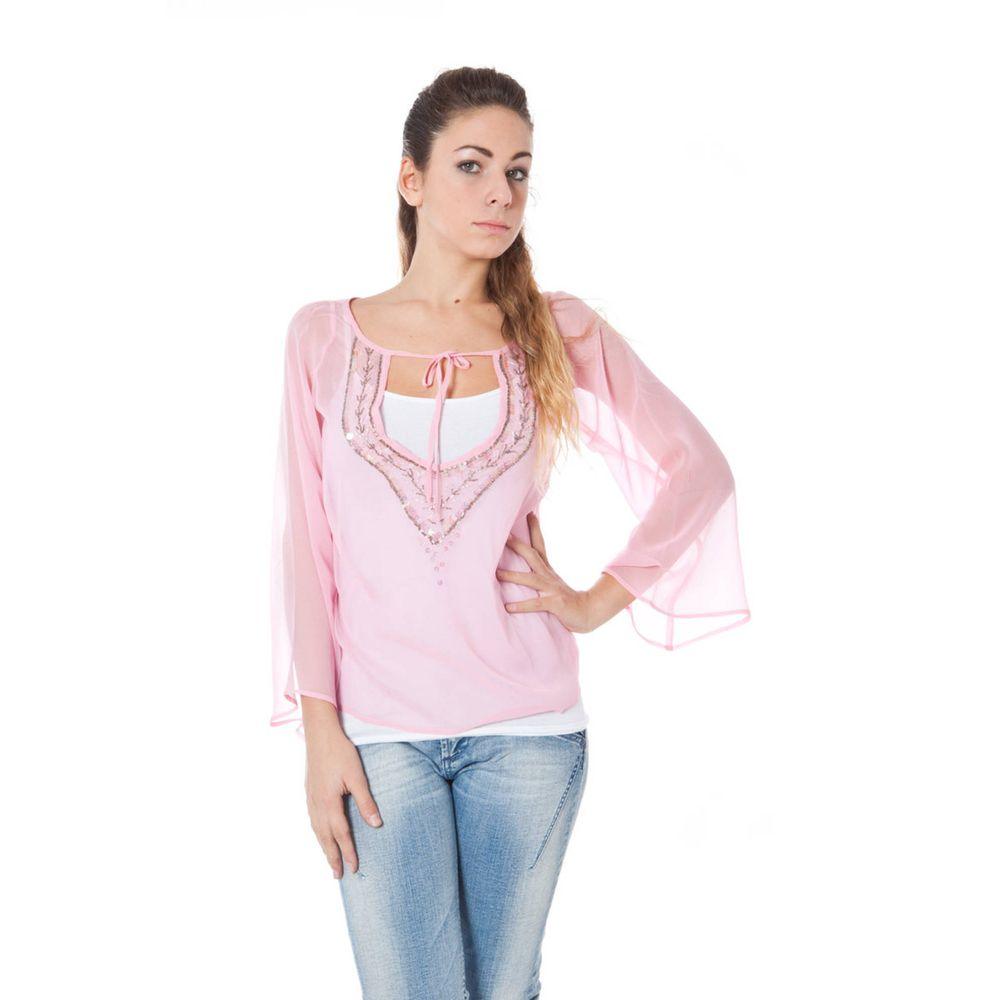 Phard Pink Silk Tops & T-Shirt - PER.FASHION