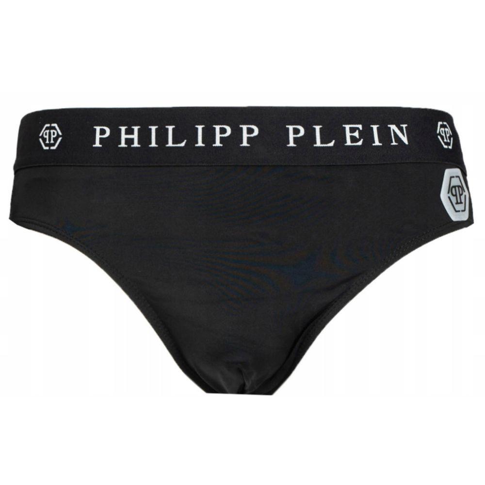 Philipp Plein Sleek Nylon Swim Briefs with Iconic Logo Detail - PER.FASHION