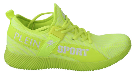 Philipp Plein Stylish Light Green Casual Sneakers - PER.FASHION