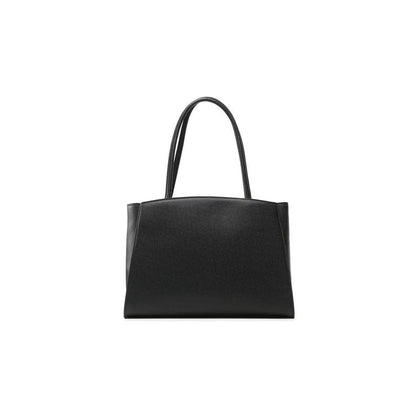 Plein Sport Chic Ebony Tote with Silver Logo Accent - PER.FASHION