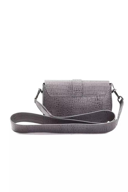 Pompei Donatella Elegant Crocodile-Print Leather Crossbody Bag - PER.FASHION