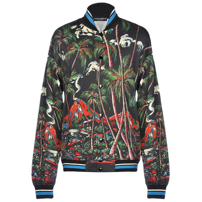 Dolce &amp; Gabbana Элегантная разноцветная куртка на шелковой подкладке