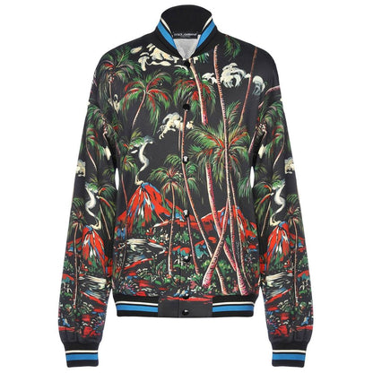 Dolce & Gabbana Elegant Silk-Lined Multicolor Jacket