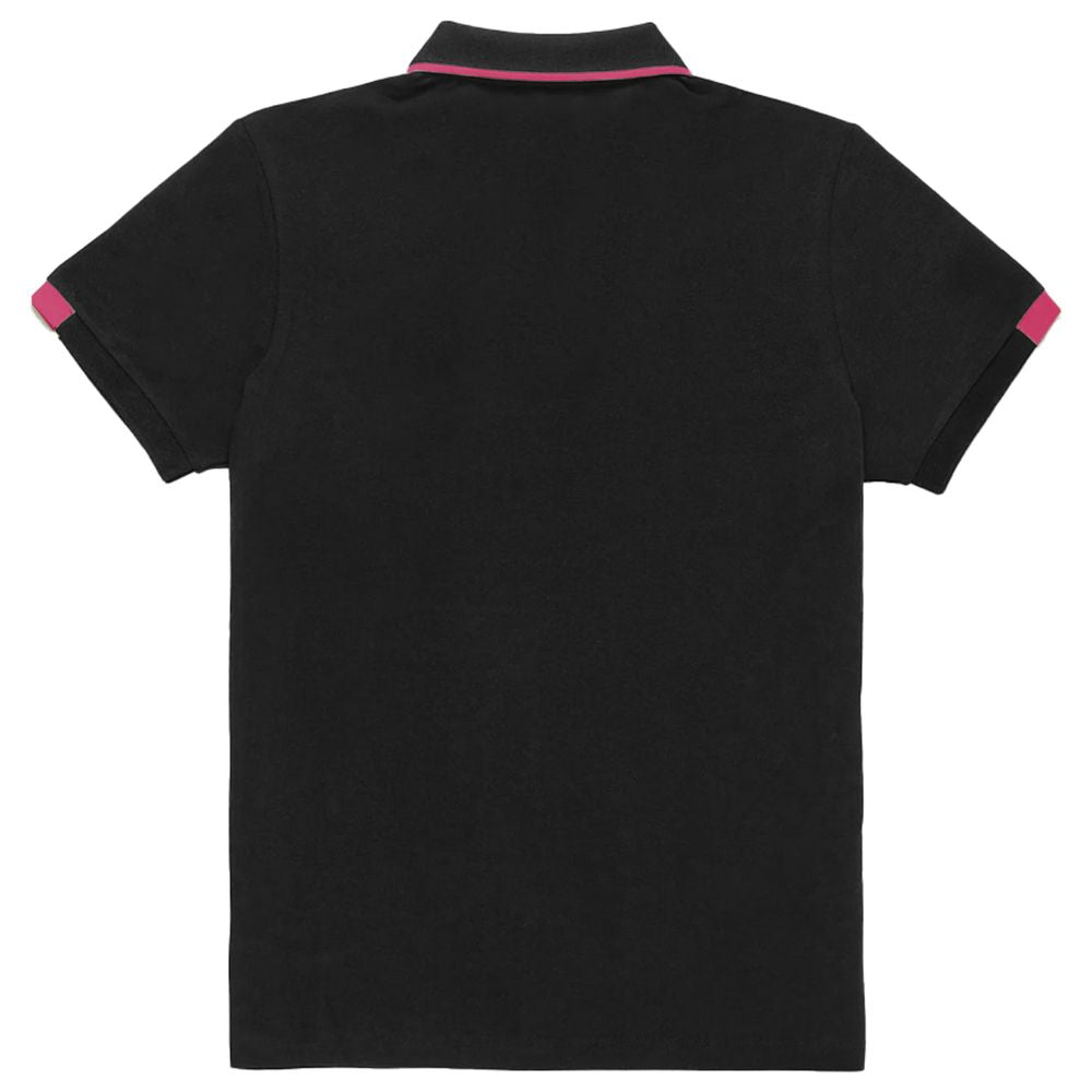 Refrigiwear Элегантная хлопковая футболка-поло с контрастными деталями