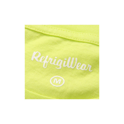 Желтая футболка с круглым вырезом и логотипом Refrigiwear Sunshine