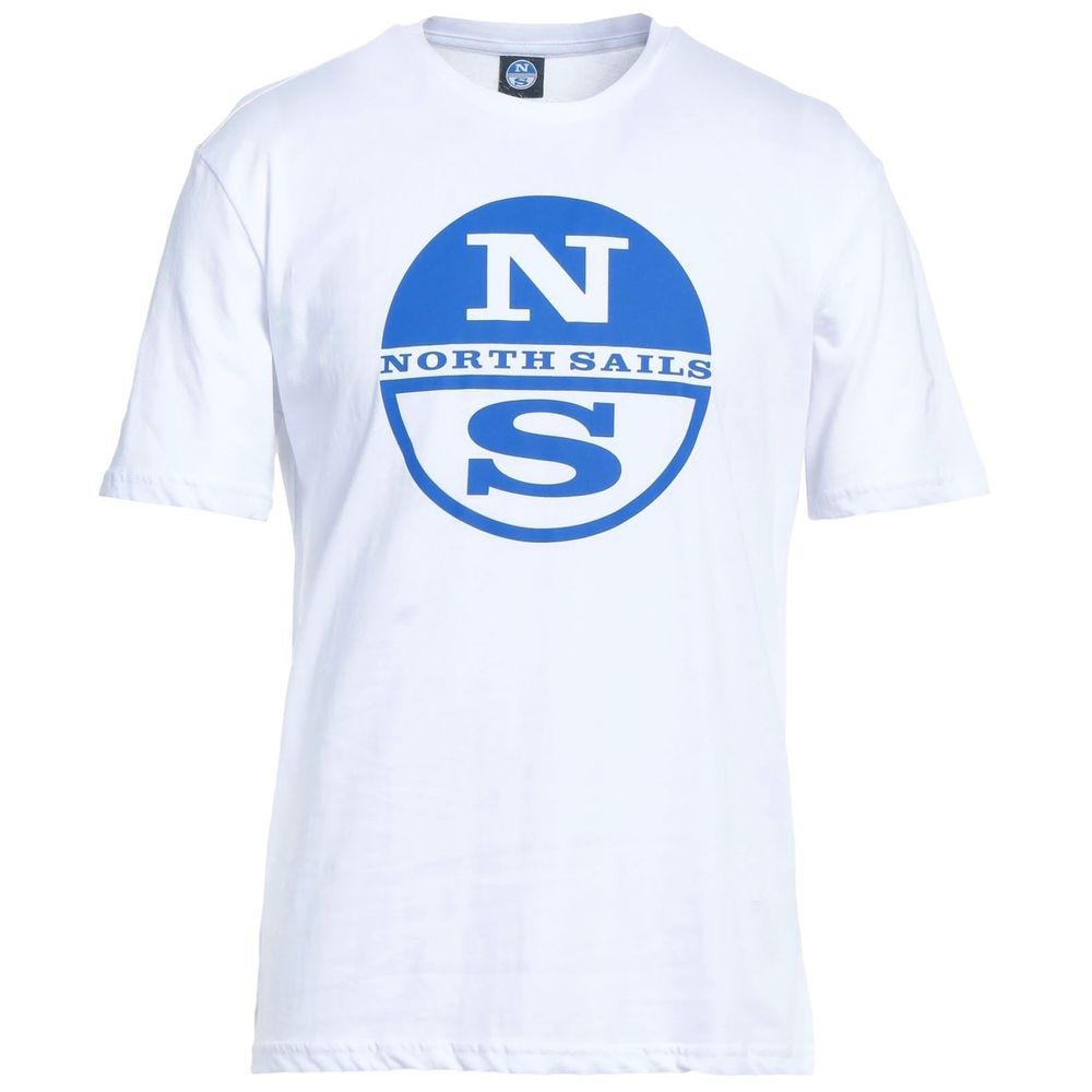 Хлопковая футболка с логотипом North Sails белого цвета