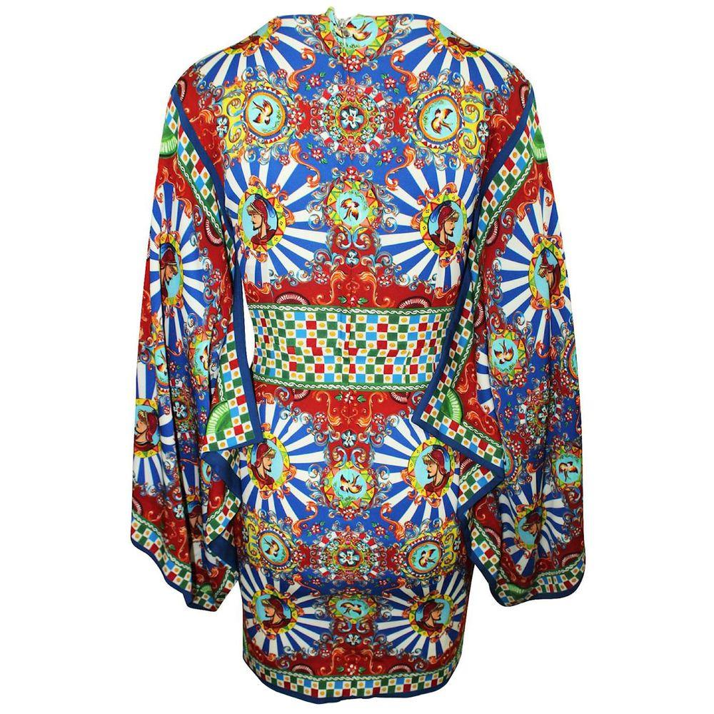 Dolce & Gabbana Multicolor Silk Dress - PER.FASHION