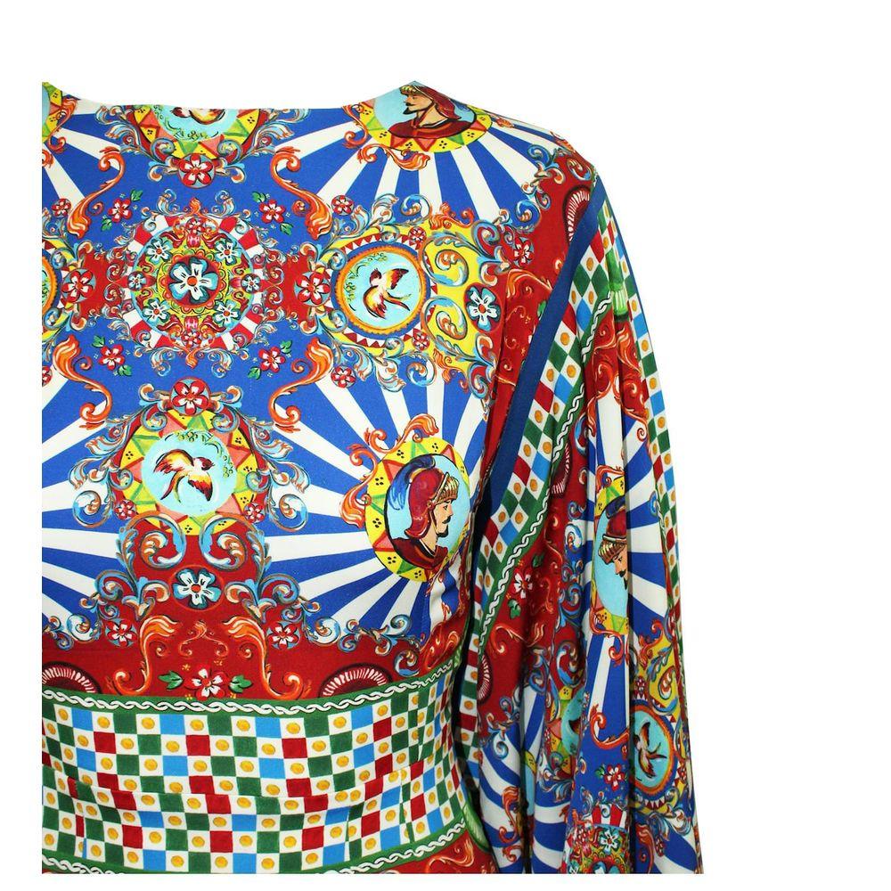 Dolce & Gabbana Multicolor Silk Dress - PER.FASHION