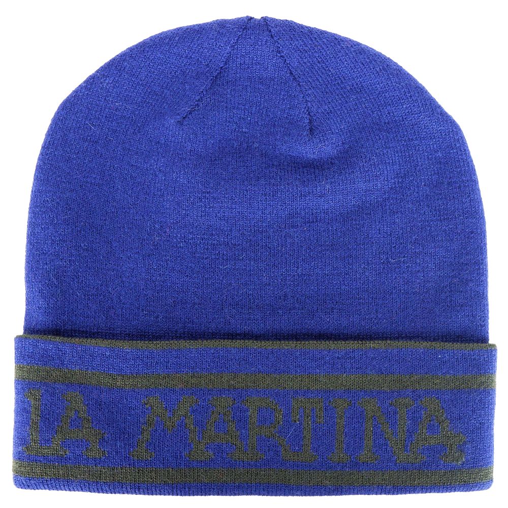 La Martina Blue Acrylic Hats & Cap