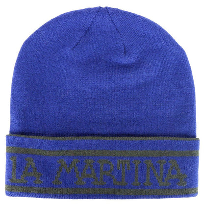 La Martina Blue Acrylic Hats & Cap